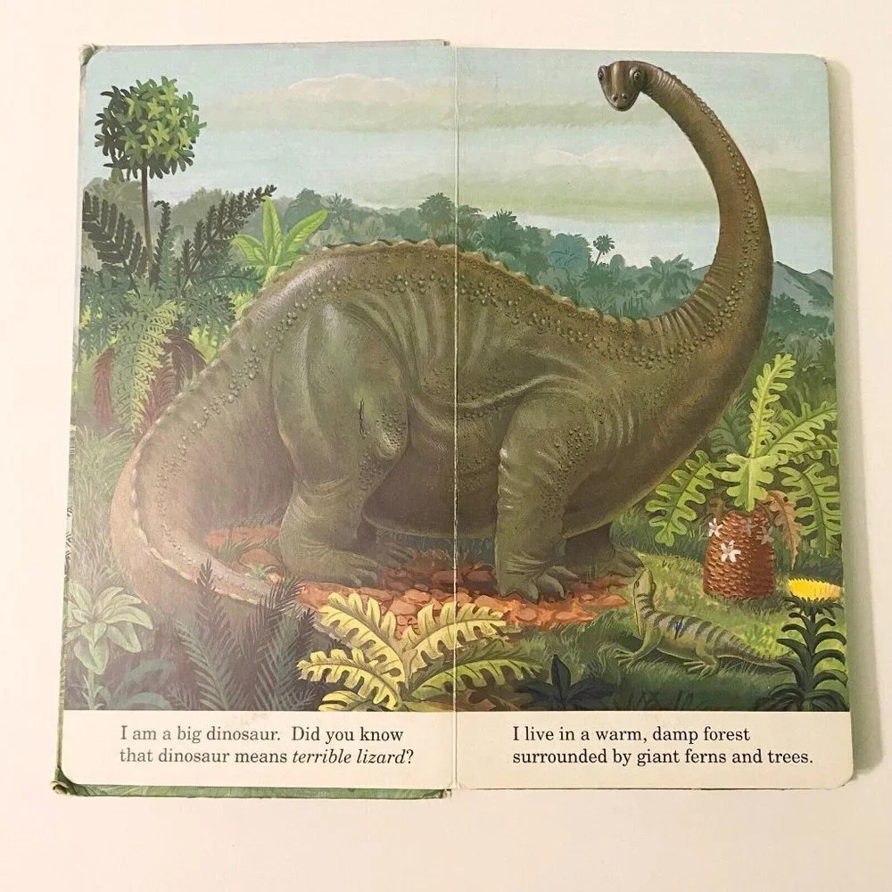 Vintage 1989 I Am  a Big Dinosaur Book Francois Crozat - Picture 9 of 16